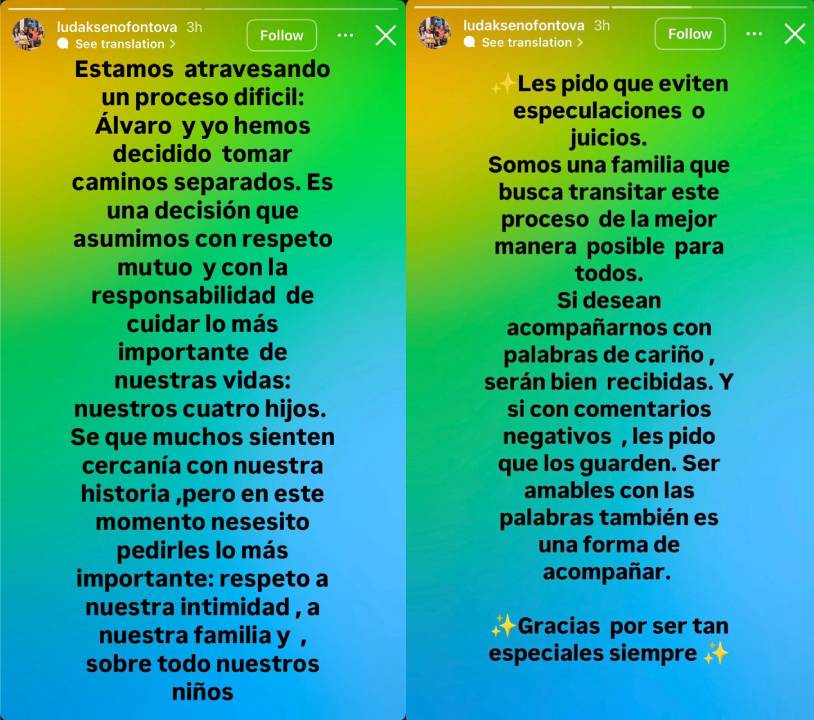 Ludmila Ksenofontova rompió el silencio tras quiebre con Álvaro Ballero Ludmila Ksenofontova rompió el silencio tras quiebre con Álvaro Ballero