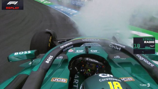 Lance Stroll sufrió fuerte choque y abandonó la práctica 2 del GP de Países Bajos