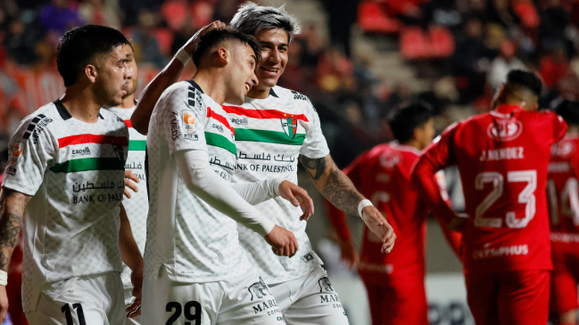 Palestino venció en el final a Unión La Calera y metió presión en la pelea por el subliderato