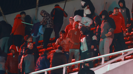   Jefe barrista de Independiente quedó con prohibición de ingreso a los estadios tras incidentes con la U 