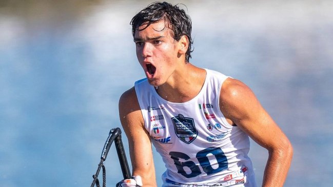 ¡Histórico! Matías González se coronó campeón mundial de Esquí Náutico con solo 17 años
