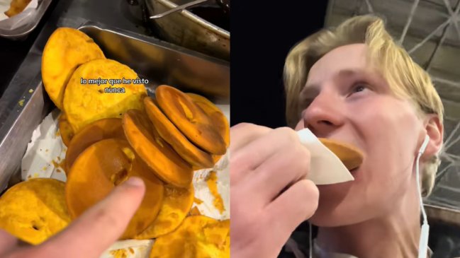 Influencer finlandés alucinó con las sopaipillas chilenas: 