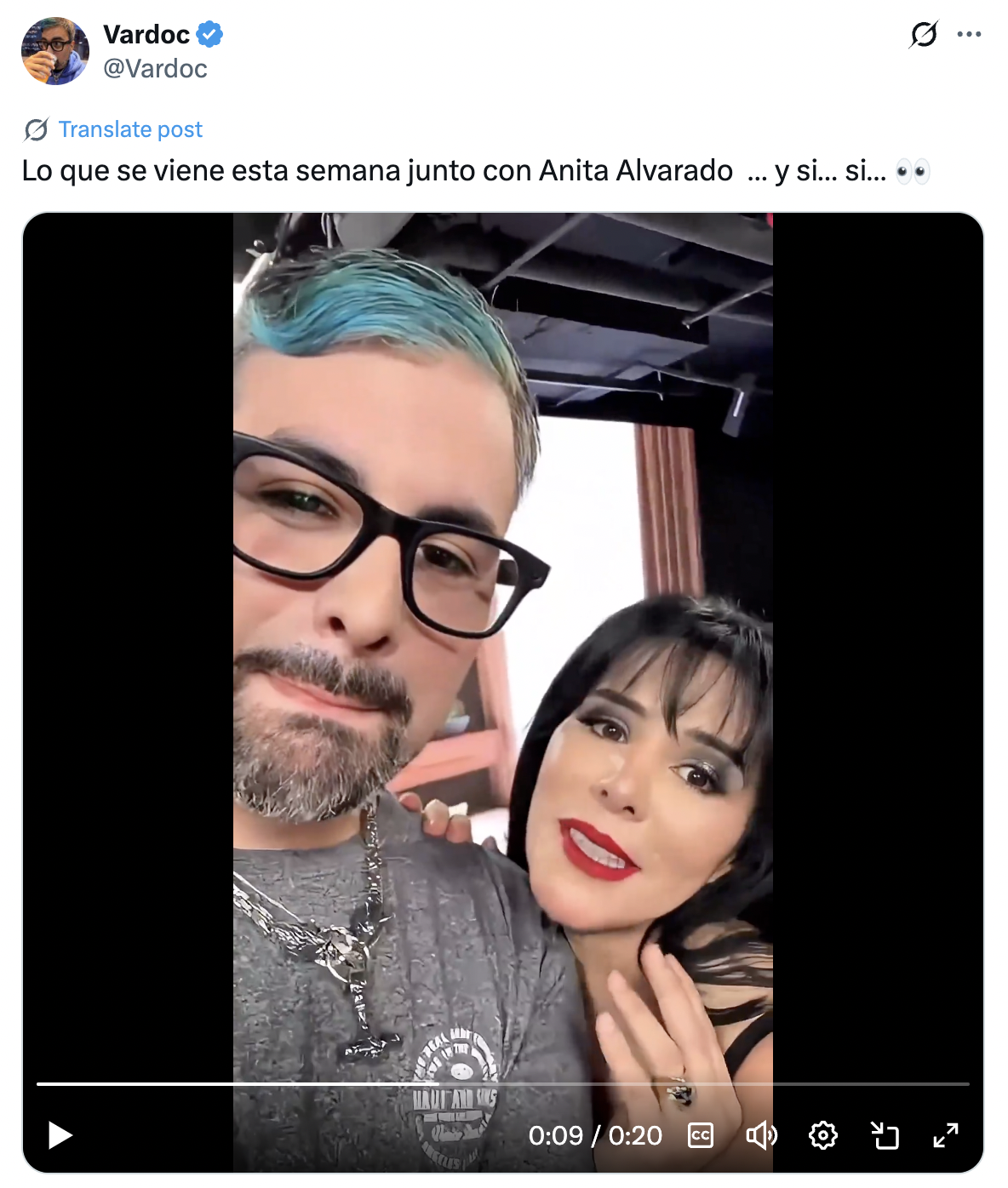 Vardoc y Anita Alvarado