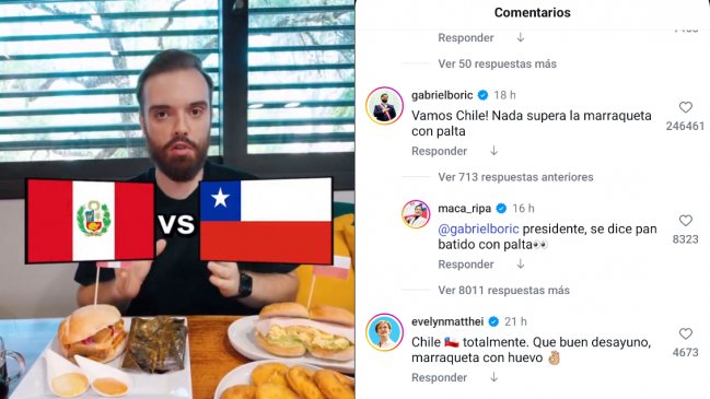Boric sorprende al apoyar a Chile en Mundial de los Desayunos de Ibai Llanos
