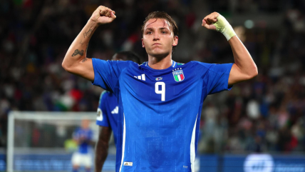   Mateo Retegui lideró la goleada de Italia frente a Estonia en la Clasificatorias de la UEFA 