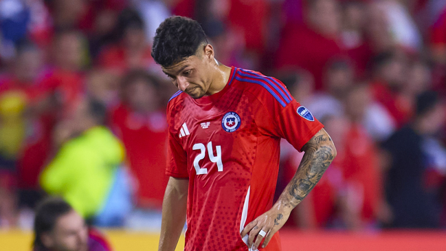 Una baja más en La Roja: César Pérez sufrió rotura de ligamento cruzado