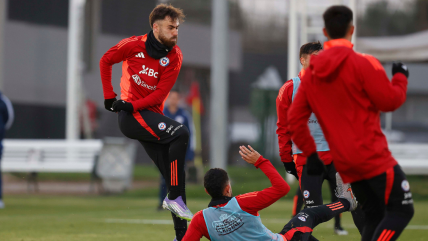   La Roja completó otra jornada con doble turno en la antesala del duelo con Uruguay 