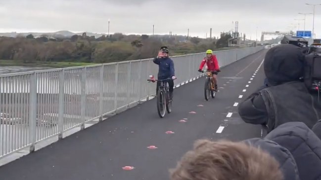 Presidente Boric inauguró el Puente Industrial en el Biobío: Es el más largo de Chile