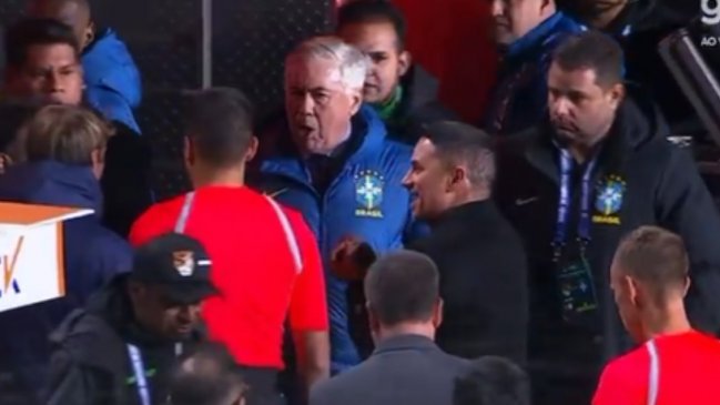 Ancelotti recriminó al árbitro Cristián Garay tras penal cobrado a Bolivia