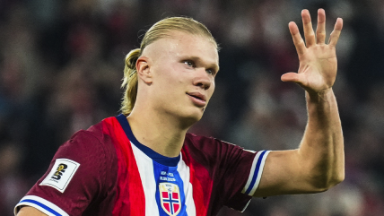   Erling Haaland marcó cinco goles en la paliza de Noruega a Moldavia en Clasificatorias 
