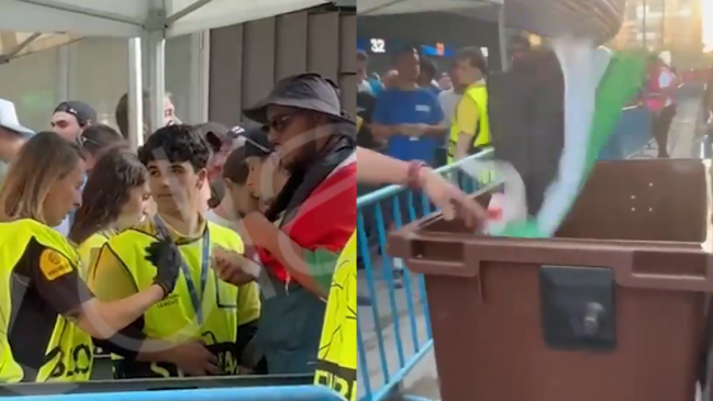 Real Madrid prohibió y requisó banderas de Palestina en el 