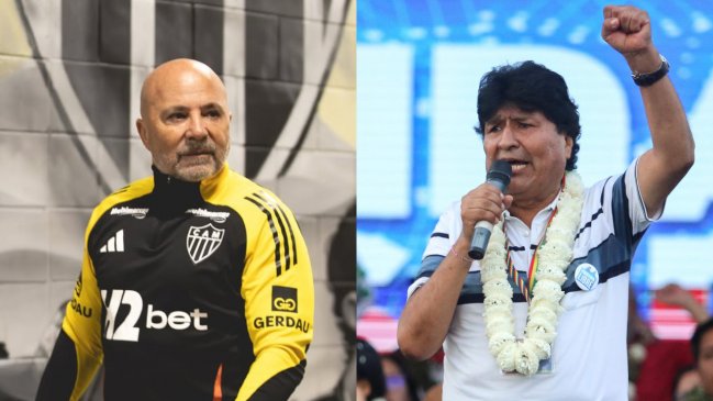 El llamativo intercambio de mensajes entre Jorge Sampaoli y Evo Morales en redes sociales