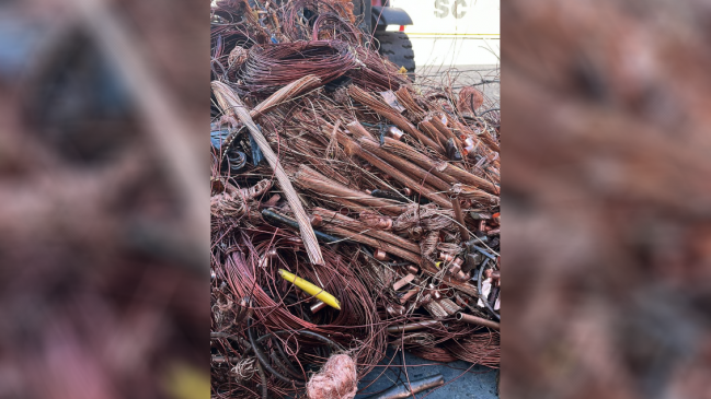 Aduana incautó casi 153 toneladas de cobre robado en el Biobío