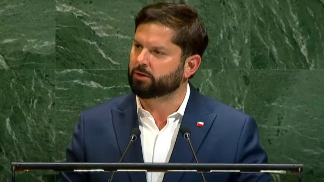 Boric en la ONU: No quiero ver a Netanyahu destrozado por un misil, sino enfrentando a un tribunal