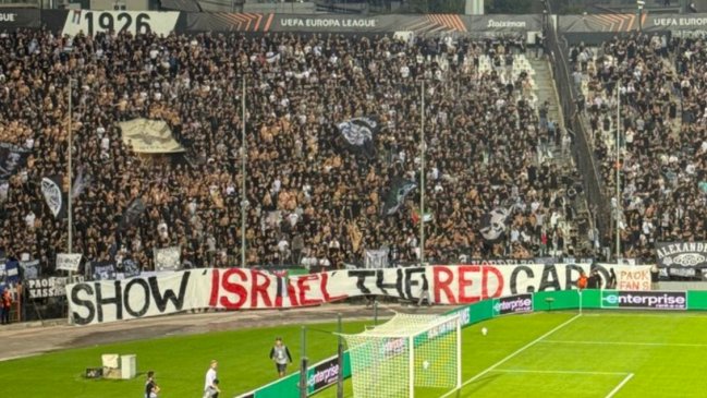 [VIDEO] Hinchas de PAOK pidieron 