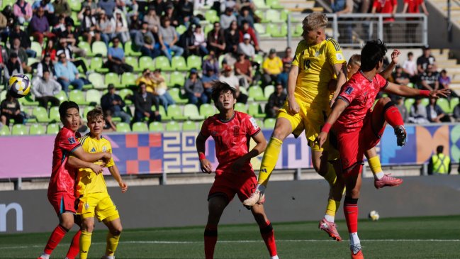 Ucrania anotó ante Corea del Sur los dos primeros goles del Mundial Sub 20 en Chile