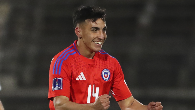 Millán y su debut goleador con La Roja sub 20: 