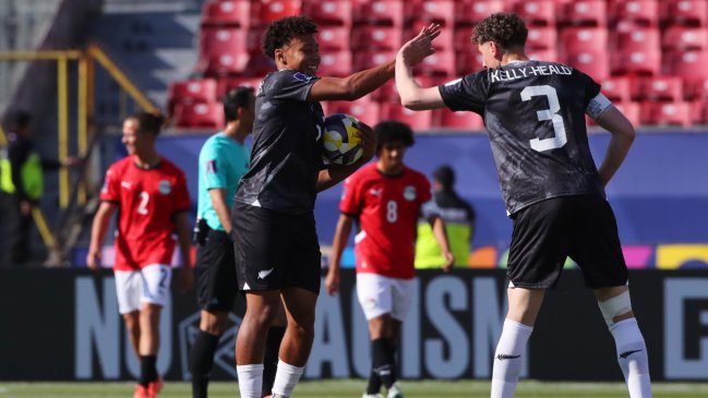 Mundial Sub 20: Nueva Zelanda remontó ante Egipto y se ilusionó en el grupo de La Roja