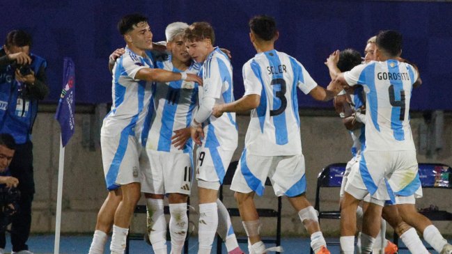 Argentina clasificó a octavos del Mundial Sub 20 en Chile tras vencer a Australia