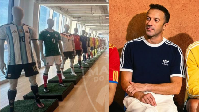 Alessandro del Piero filtró las camisetas para el Mundial 2026