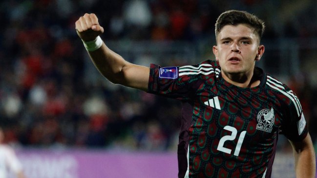 [VIDEO] México golpeó a La Roja en el Mundial Sub 20 con golazo de Tahiel Jiménez