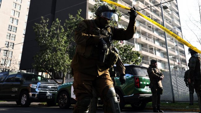 Millonario robo en edificio de Las Condes desató amplio operativo policial