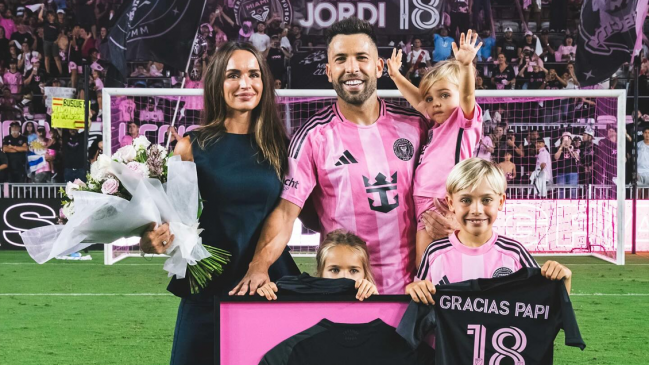 Inter Miami rindió sentido homenaje a Jordi Alba antes de su retiro