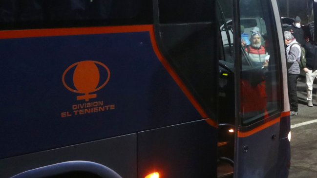 Bus volcado en El Teniente: un trabajador sigue hospitalizado, pero sin lesiones graves