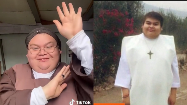 Monja viral de TikTok resultó ser un antiguo estafador de Copiapó