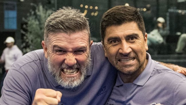 Cambió el fútbol por el pádel: David Pizarro brilló en torneo de leyendas