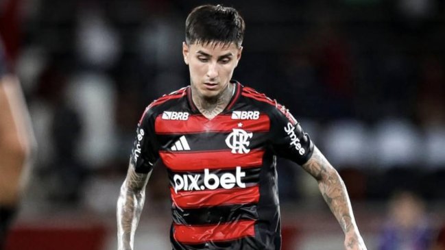 Erick Pulgar retornó a las canchas en triunfo de Flamengo sobre Botafogo