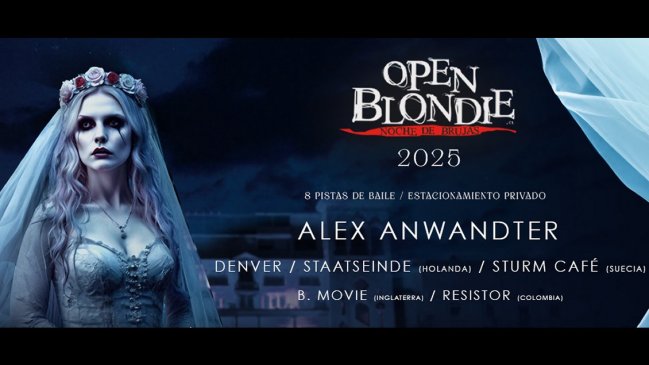 Alex Anwandter y Dënver encabezan la fiesta Open Blondie 2025