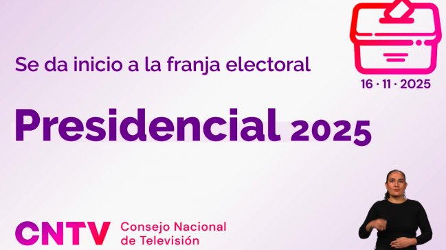Comenzó la franja presidencial en TV con énfasis en seguridad y migración