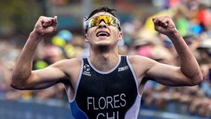   Chileno Ignacio Flores se lució en el Mundial de Triatlón junior y se subió al podio 