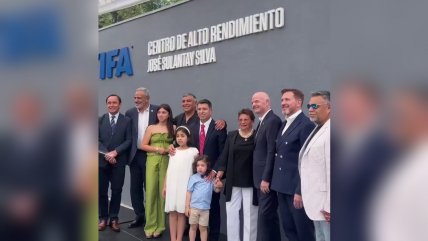   Gianni Infantino inauguró el Centro de Alto Rendimiento 