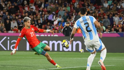   Zabiri firmó su doblete para Marruecos ante Argentina en el Nacional 