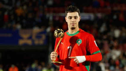   Othmane Maamma fue galardonado con el Balón de Oro del Mundial Sub 20 en Chile 