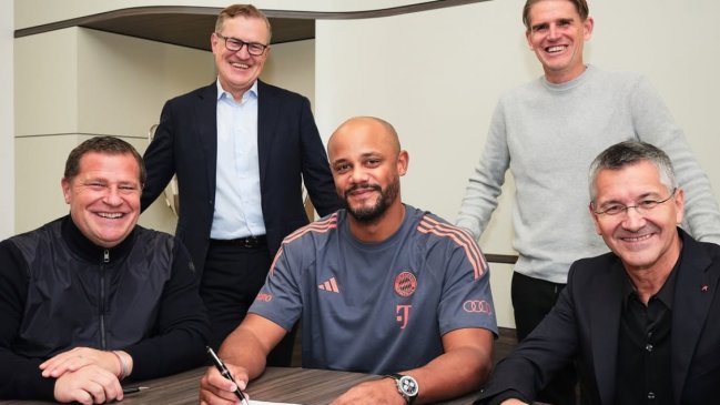 Bayern Munich anunció la renovación de Vincent Kompany