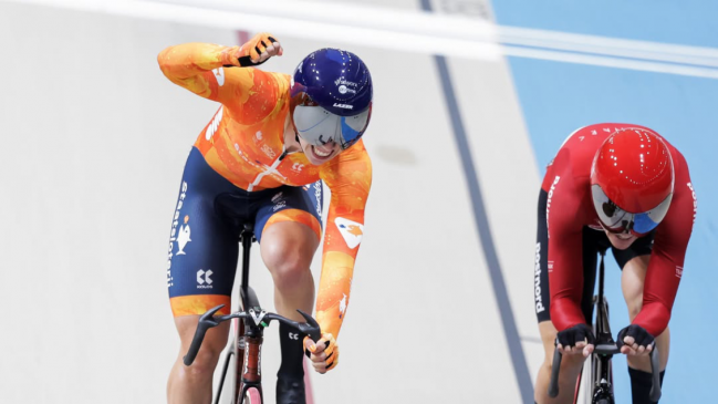 Lorena Wiebes se quedó con el primer título del Mundial de Ciclismo Pista UCI Chile 2025
