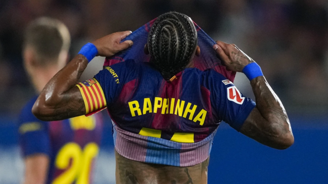 Raphinha será baja definitiva de Barcelona para el clásico con Real Madrid