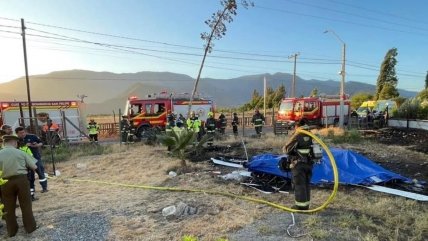   Avioneta capotó en Putaendo: el piloto falleció 