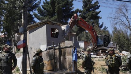   Más de 100 familias fueron desalojadas de la toma Unión Sin Fronteras de Placilla 