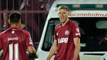   Goleador de Lanús tras el polémico 1-0 sobre la U: 