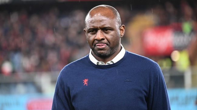 Patrick Vieira fue despedido de la dirección técnica de Genoa