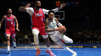   Boston Celtics inició con éxito la NBA Cup y cortó el invicto de Philadelphia 76ers 