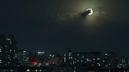   Santiago fue iluminado por la 