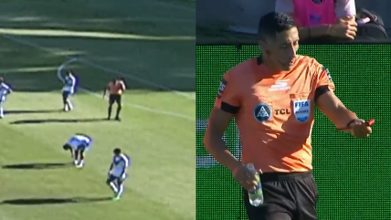   [VIDEO] Insólito: Le arrojaron un martillo al árbitro en pleno partido de la liga argentina 