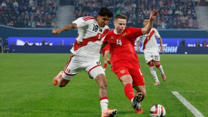   Rusia cedió un empate ante Perú en la antesala del amistoso con La Roja 
