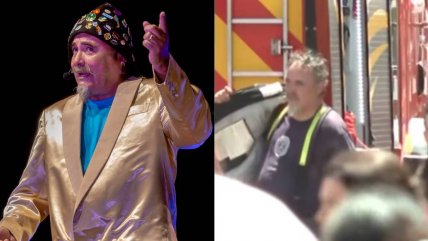   Paul Vásquez resultó lesionado al combatir incendio en San Bernardo 