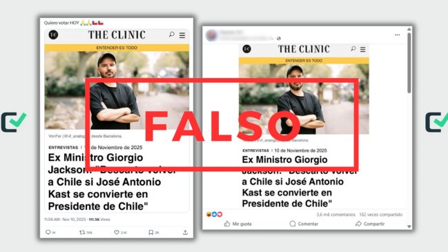 Falso: entrevista de Giorgio Jackson sobre triunfo de Kast es un montaje